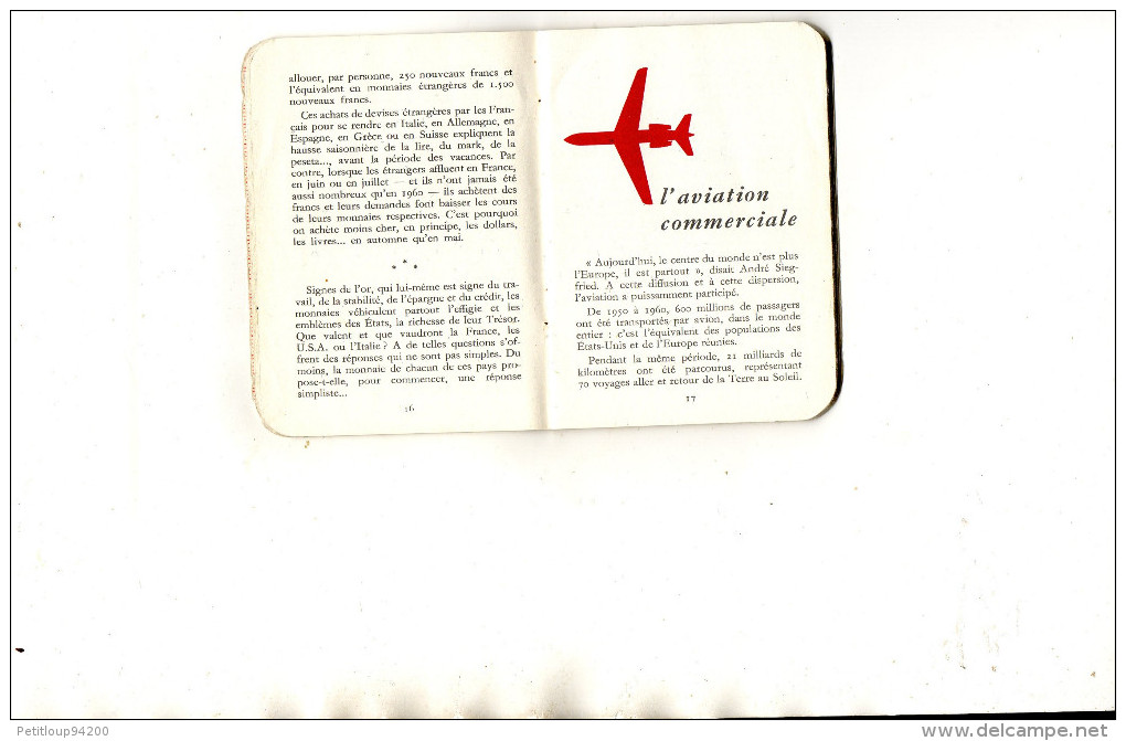 MEMO CAMPARI  Calendrier 1961  Code de la Route  Etc...