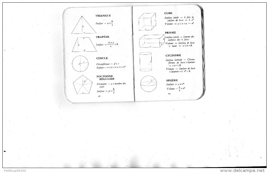 MEMO CAMPARI  Calendrier 1961  Code de la Route  Etc...