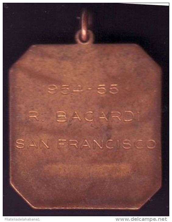 *O401 CUBA MEDAL. 1954-55 MEDAL SPORT SOFT BALL F.S.P.E.G.A. R. BACARDI. - Other & Unclassified
