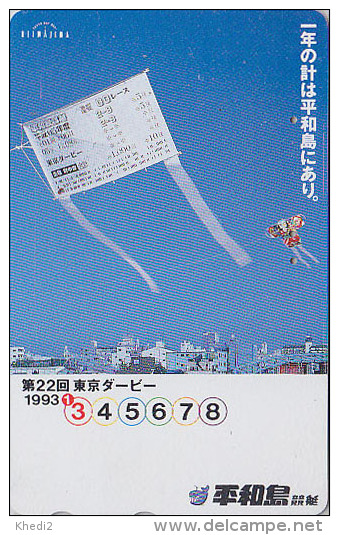 Télécarte Japon - SPORT - CERF VOLANT - KITE Japan Phonecard - DRACHENFLIEGER Telefonkarte - 119 - Sport