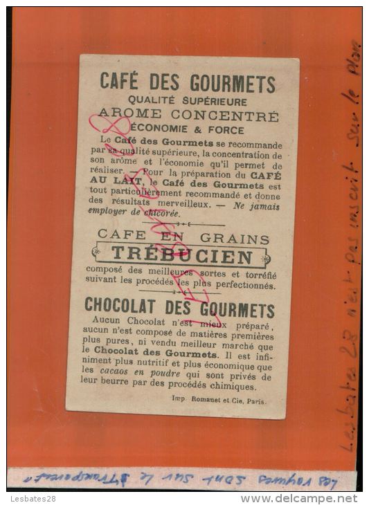 Chromo  CHOCOLAT Des Gourmets TREBUCIEN  Cafè Des Gourmets   TANNHAUSER   MAI  2015  SAL 1361 - Autres & Non Classés