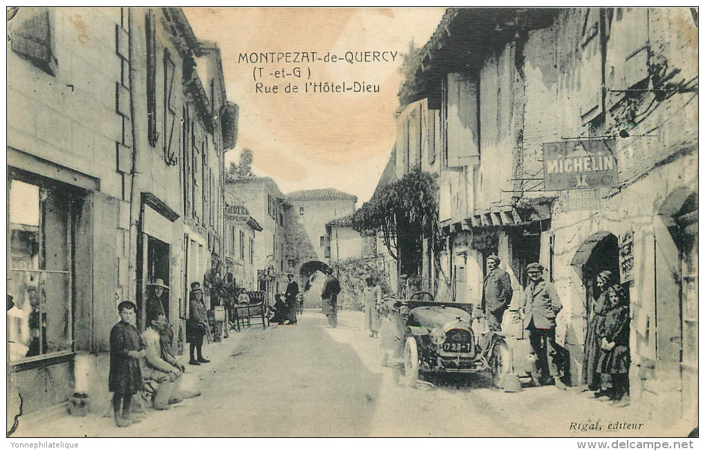82 - MONTPEZAT DE QUERCY - Rue De L'hotel Dieu - Montpezat De Quercy