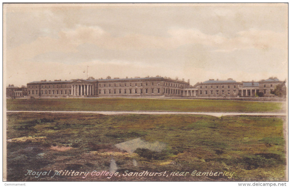 SANDHURST - ROYAL MILITARY COLLEGE - Otros & Sin Clasificación