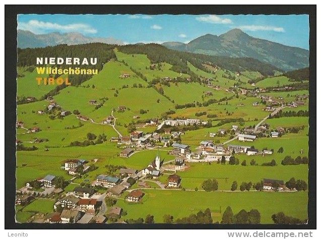 NIEDERAU Wildschönau Tirol Kufstein Luftbild 1984 - Wildschönau