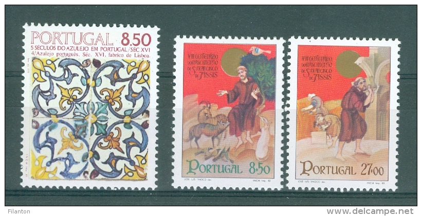 PORTUGAL - Mi 1548 + 1552/1553 - MNH** - Cote 4,20 € - Neufs