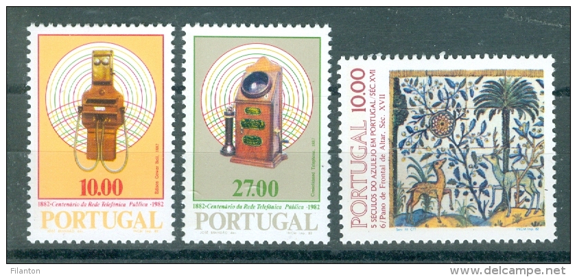 PORTUGAL - Mi 1562/1563 + 1568 - MNH** - Cote 3,50 € - Neufs