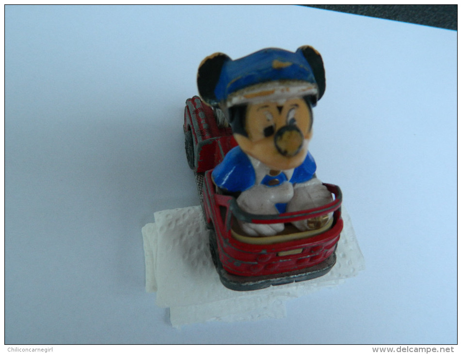 Ancien Camion Métal De Pompiers Avec Mickey - Walt Disney - MATCHBOX - Séries N° 1 - 1979 - LESNEY Prod & Co - Jouets Anciens