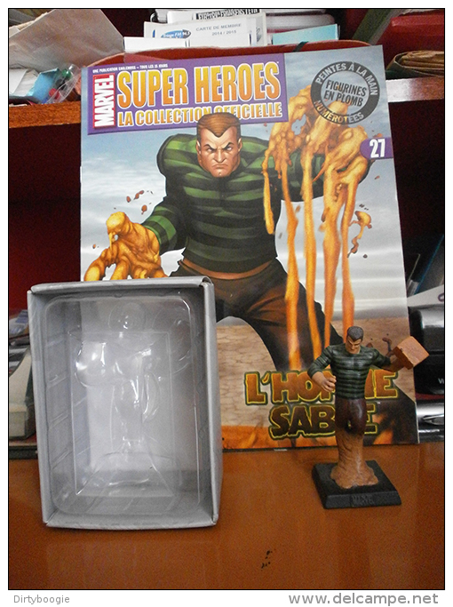 FIGURINE METAL L'HOMME SABLE Avec Sa Boîte Et Son Fascicule - MARVEL -EAGLEMOSS - Beelden - Metaal