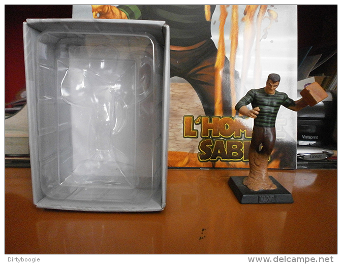 FIGURINE METAL L'HOMME SABLE Avec Sa Boîte Et Son Fascicule - MARVEL -EAGLEMOSS - Beelden - Metaal