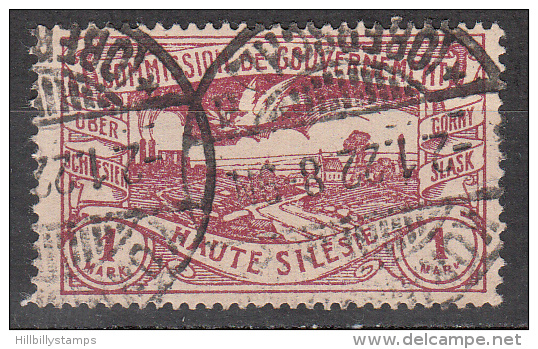 Upper Silesia   Scott No  28     Used    Year 1920 - Schlesien