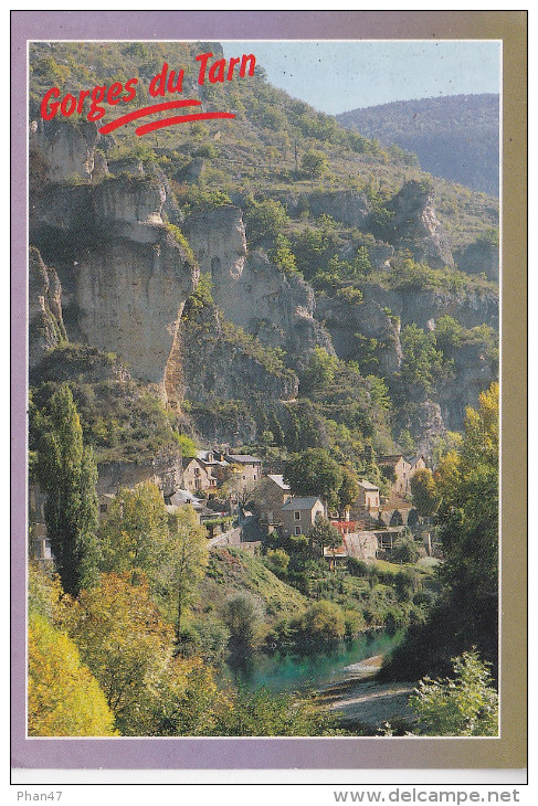 SAINTE ENIMIE (48-Lozère), Village De Pougnadoires, Gorges Du Tarn, Ed. Apa-Poux 1993 - Autres & Non Classés