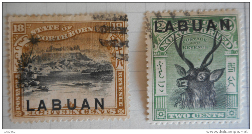 Lot  Timbres MALAISIE - LABUAN -  Certains "Postage Due" - Otros & Sin Clasificación