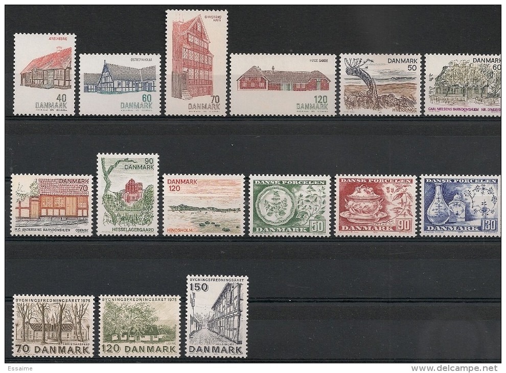 Danemark, Danmark. 30 Timbres Entre 1967 Et 1978. Neufs ** - Nuovi