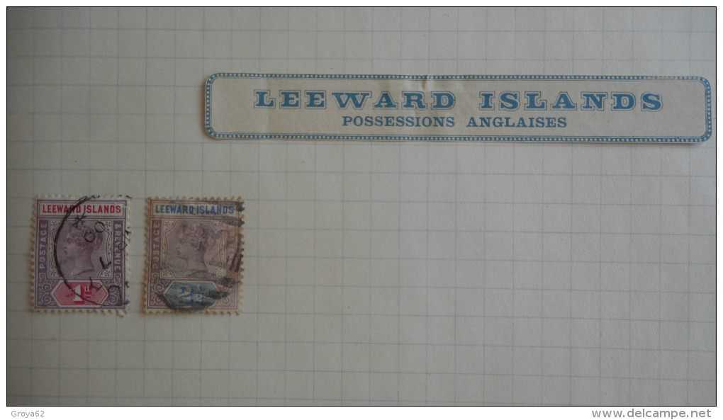 LEEWARD ISLANDS - Possessions Anglaises - Leeward  Islands