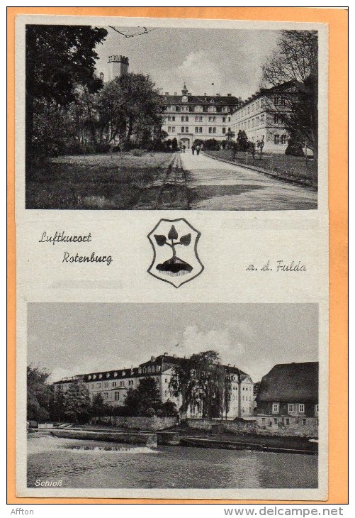 Rotenburg A.d. Fulda 1930 Postcard - Rotenburg