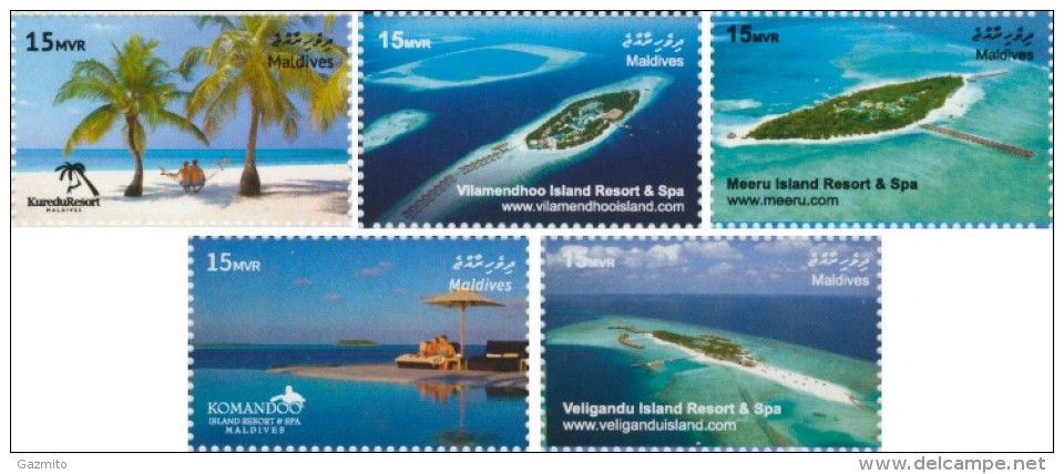 Maldives 2015, Resorts And Beaches, 5val - Hotel- & Gaststättengewerbe