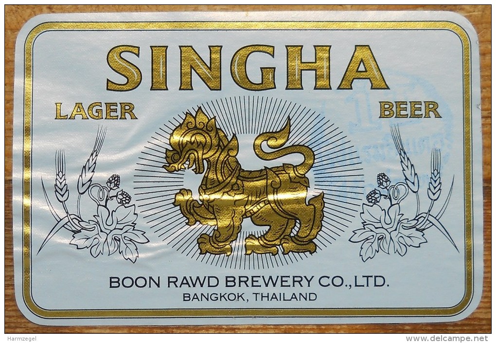 Etiket, Label, Bier, Beer, Singha - Andere & Zonder Classificatie