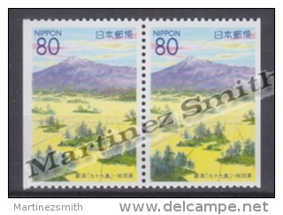 Japan - Japon 2000 Yvert 2857a, Kisakata Lagoons, Akita - Pair From Booklet - MNH - Neufs