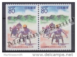 Japan - Japon 2000 Yvert 2917a, Wheel Chair Race, Oita - Pair From Booklet - MNH - Neufs