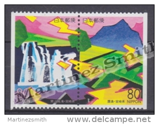 Japan - Japon 2000 Yvert 2962a-63a, National Park Of Kirishima - From Booklet - MNH - Nuevos