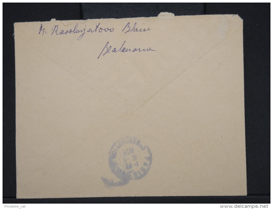 FRANCE-MADAGASCAR-Enveloppe En Recommandée De Bealannana  Pour La France En 1959  Aff Trés Plaisant à Voir     P5925 - Lettres & Documents