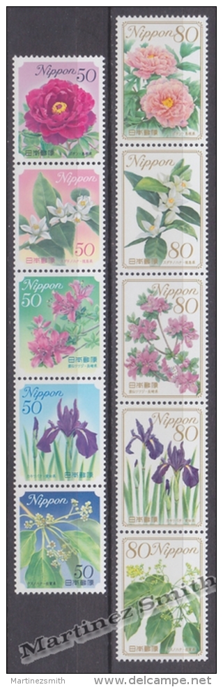 Japan - Japon 2010 Yvert 5005-14, Flowers - MNH - Neufs