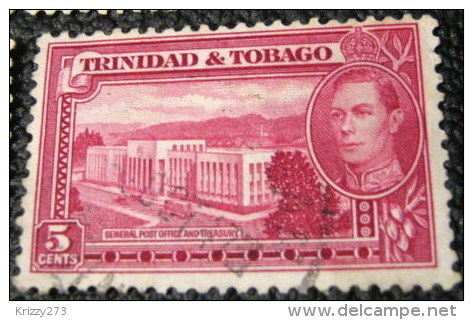 Trinidad And Tobago 1938 General Post Office And Treasury 5c - Used - Trinité & Tobago (...-1961)