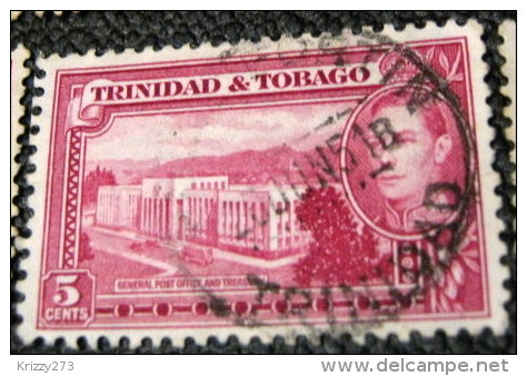 Trinidad And Tobago 1938 General Post Office And Treasury 5c - Used - Trinité & Tobago (...-1961)