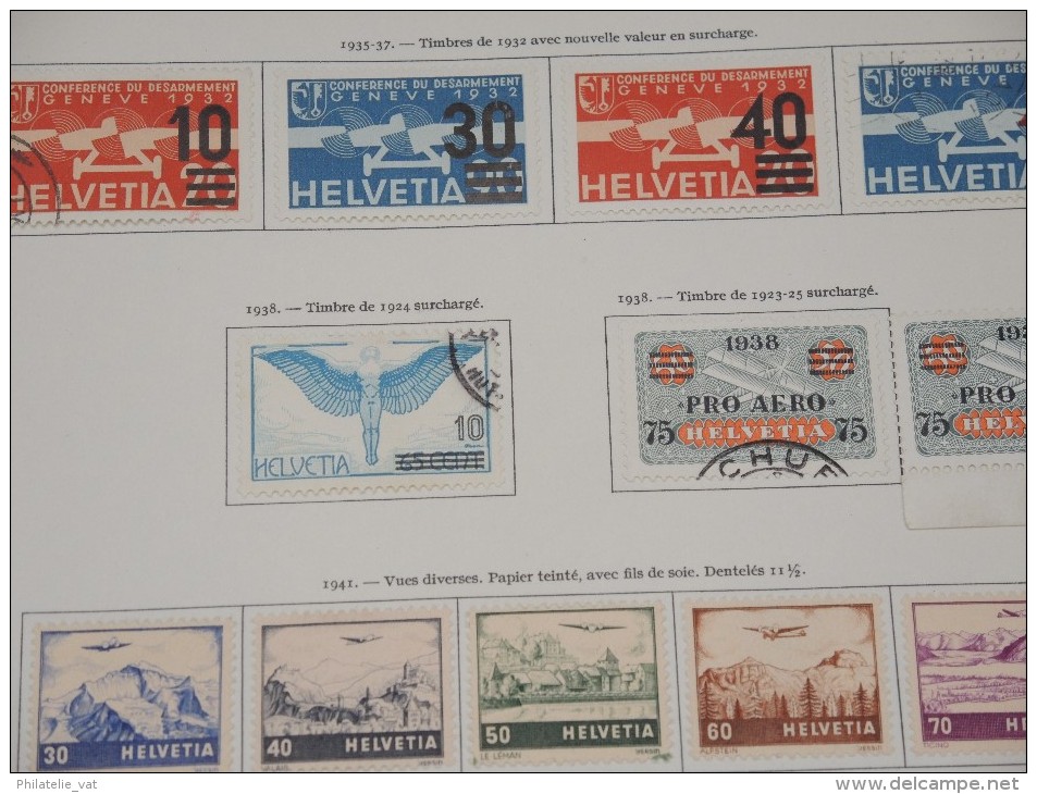 SUISSE - Belle collection 1945/1971 avec PA - Belle qualité - Côte + 1.950 € - N* et O - N° 5763