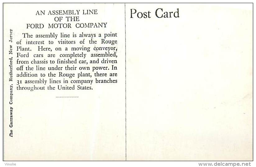Réf : D-15-1782  : ROUGE PLANT  FORD MOTOR COMPANY - Autres & Non Classés