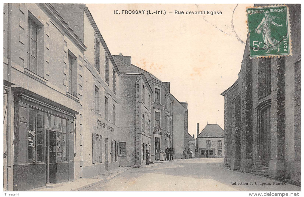 ¤¤  -   10   -  FROSSAY   -   Rue Devant L'Eglise  -  Hôtel De L'Ancre D'Or    -  ¤¤ - Frossay