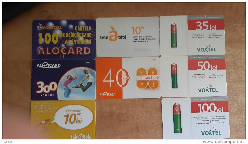 Moldova-very Expansive Card-(8prepiad Card)-used+2prepiad  Card Free - Moldavie