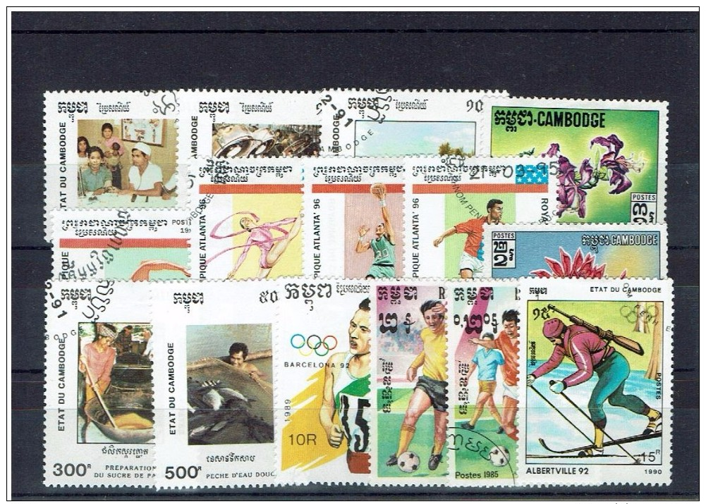 LIQUIDATION...Cambodia - Lots & Kiloware (mixtures) - Max. 999 Stamps