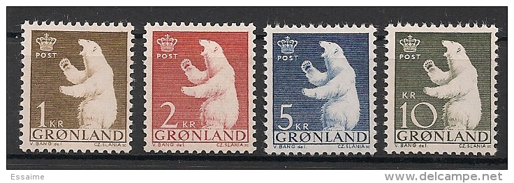 Danemark, Danmark. Groenland. Gronland. 4 Timbres De 1963. Neufs ** - Ongebruikt