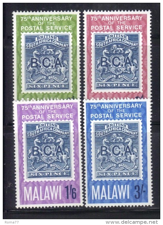CI956e - MALAWI 1966, Serie N. 52/55  *** MNH . - Malawi (1964-...)