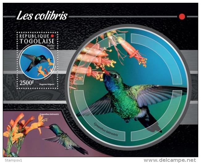 Togo. 2015 Hummingbirds. (211b) - Colibríes