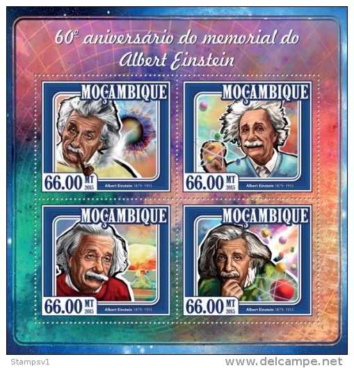 Mozambique. 2015 Albert Einstein. (103a) - Albert Einstein
