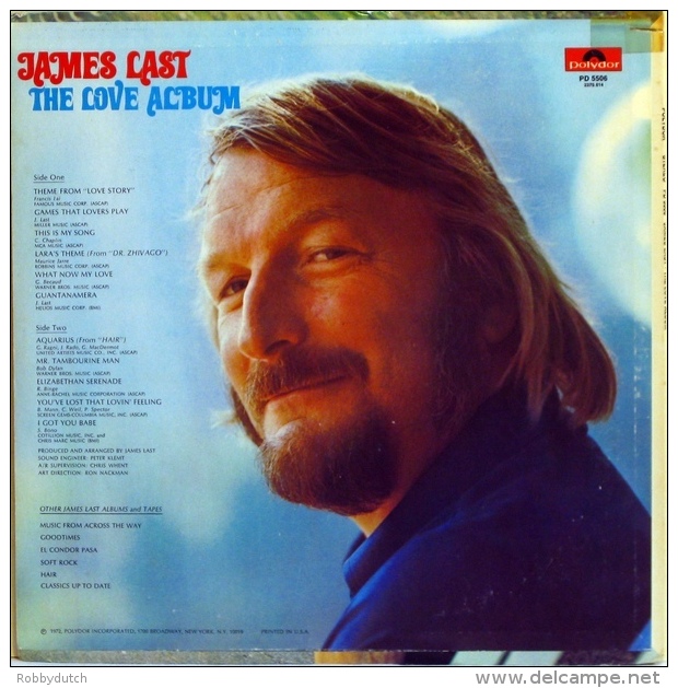 * LP *  JAMES LAST - THE LOVE ALBUM (USA 1972 EX- Rare!!!) - Instrumentaal