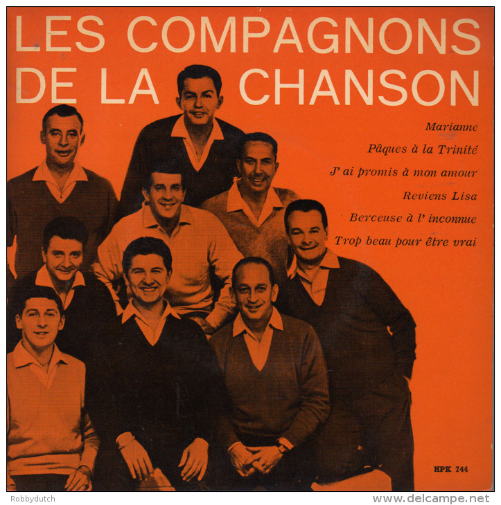 * 7" LP *  LES COMPAGNONS DE LA CHANSON (Holland 196? EX!!!) - Andere - Franstalig