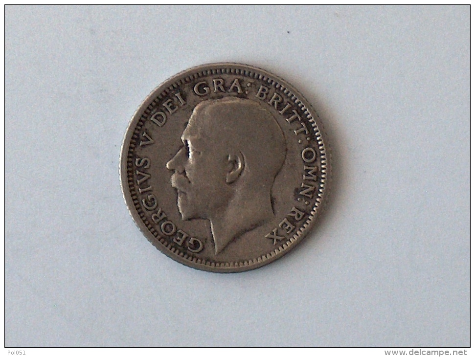 UK GRANDE BRETAGNE SIX 6 PENCE 1926 ARGENT SILVER - H. 6 Pence