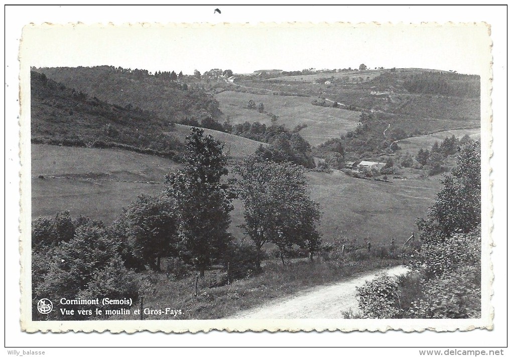 CPA - CORNIMONT - Vue Vers Le Moulin Et Gros Fays - CPSM - Nels  // - Bièvre