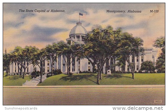 The State Capitol Of Alabama Montgomery Alabama - Montgomery