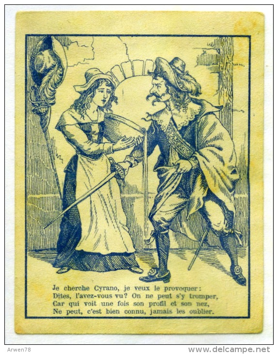 Carte Questions Devinettes N°7 Pellerin Image D´epinal Cyrano - Other & Unclassified