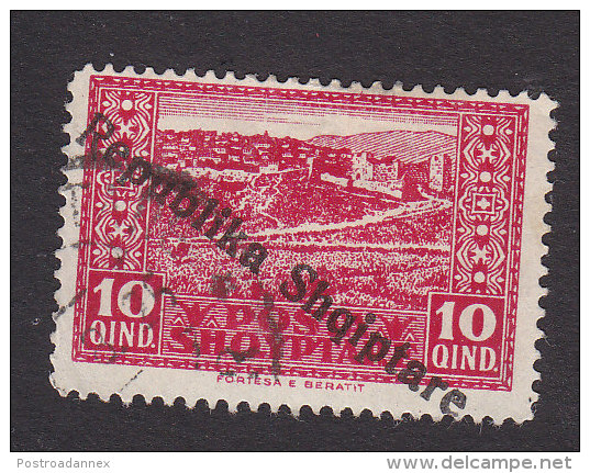 Albania, Scott #181, Used, Scenes Of Albania Overprinted, Issued 1925 - Albania