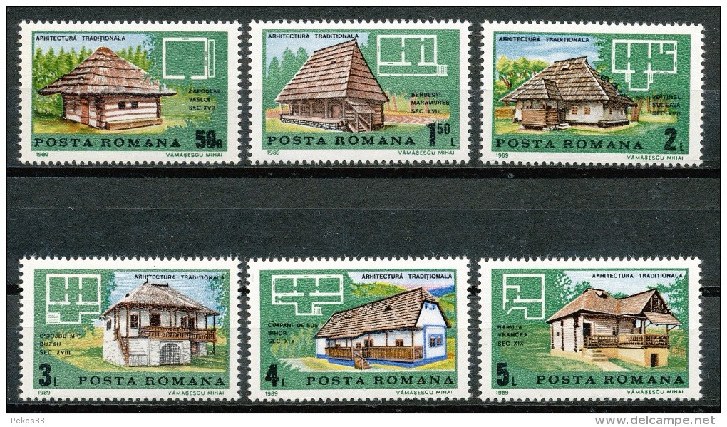 Rumänien - Mi .Nr.     4524 - 4529  -    Postfrisch - Ungebraucht