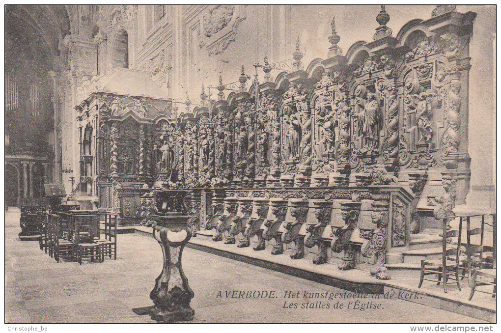 Averbode, Het Kunstgestoelte In De Kerk (pk19287) - Scherpenheuvel-Zichem