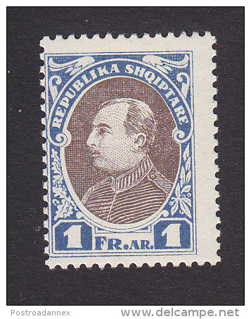 Albania, Scott #193, Mint Hinged, President Ahmed Zogu, Issued 1925 - Albania