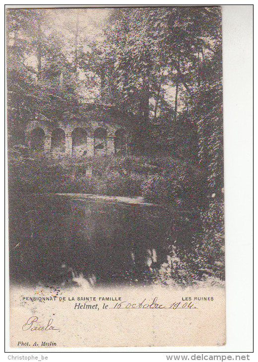 Helmet, Pensionnat De La Sainte Famille, Les Ruines (pk19301) - Schaarbeek - Schaerbeek