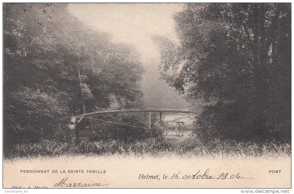 Helmet, Pensionnat De La Sainte Famille, Pont  (pk19303) - Schaerbeek - Schaarbeek