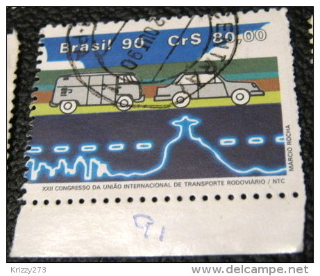 Brazil 1990 The 22nd Anniversary Of The World Congress Of International Road Transport Union, Rio De Janeiro 80cr - Used - Usados